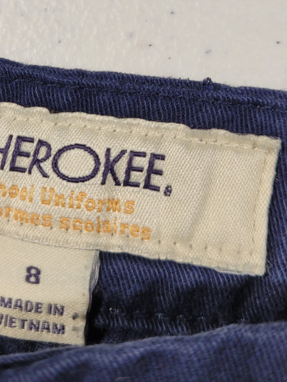 Cherokee Navy Blue Boys' Casual Shorts - Picture 2 of 3